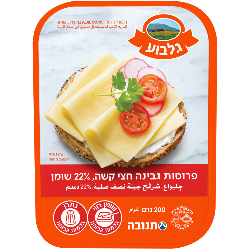 גבינה.צ גלבוע22% 200ג