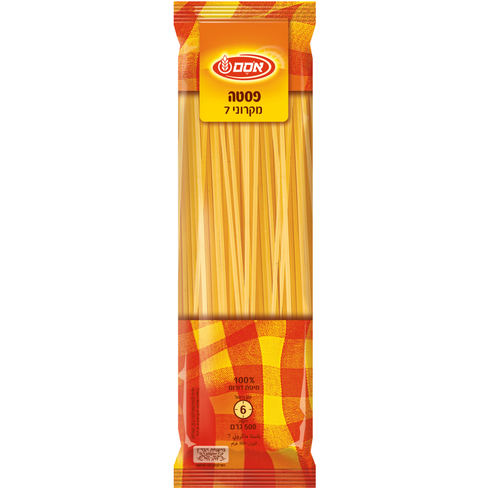 פסטה מקרוני 500ג אסם