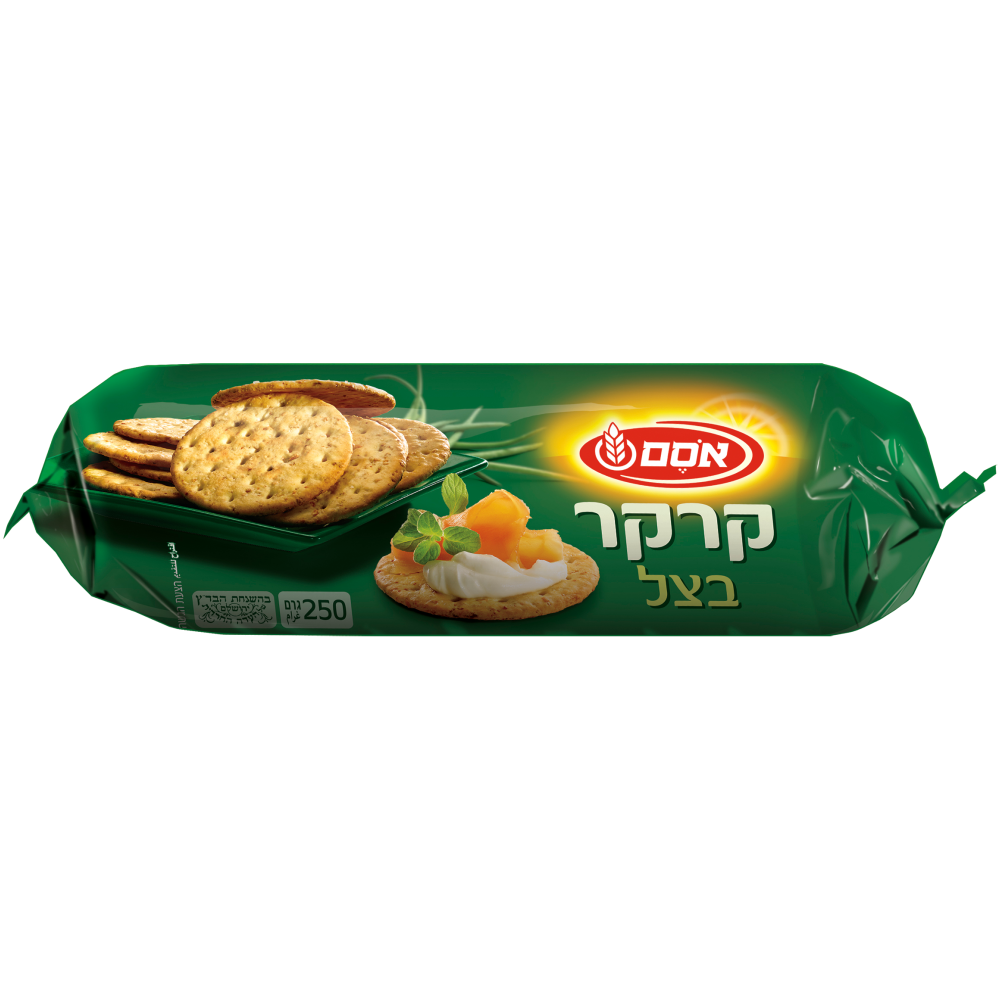 קרקר בצל 250ג אסם