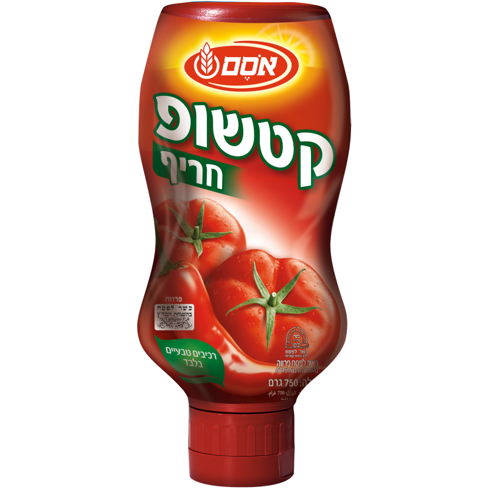 קטשופ חריף 750ג אסם