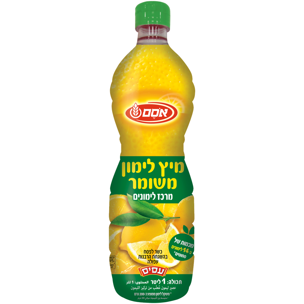 מיץ לימון משומר 1ל עסיס