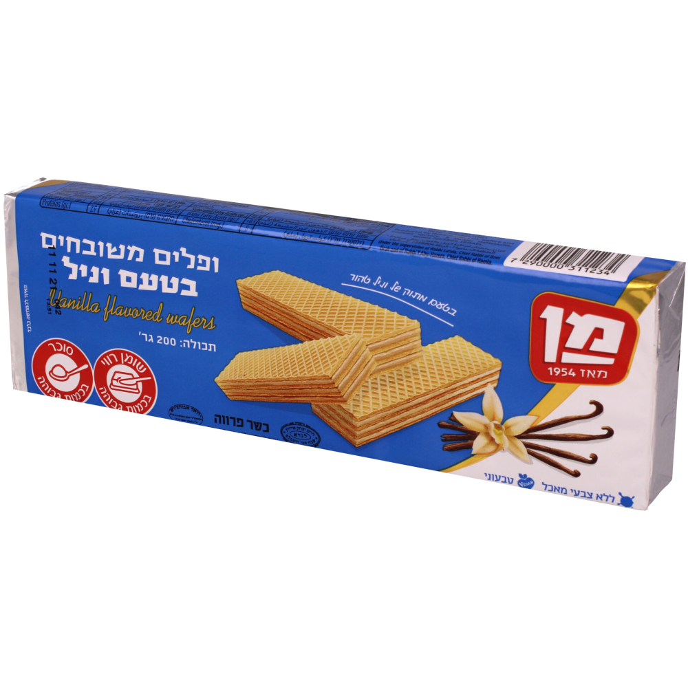 וופל וניל 200ג כחול מן