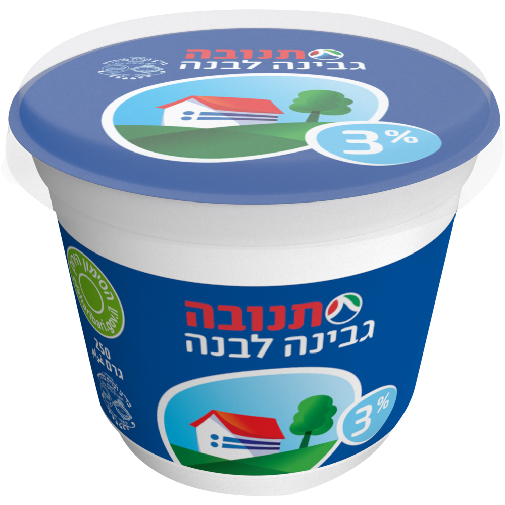 גבינה לבנה3% תנובה