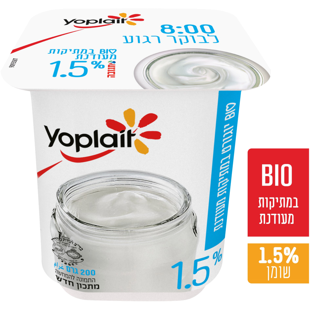 יופלה לבן מעודן 1.5%