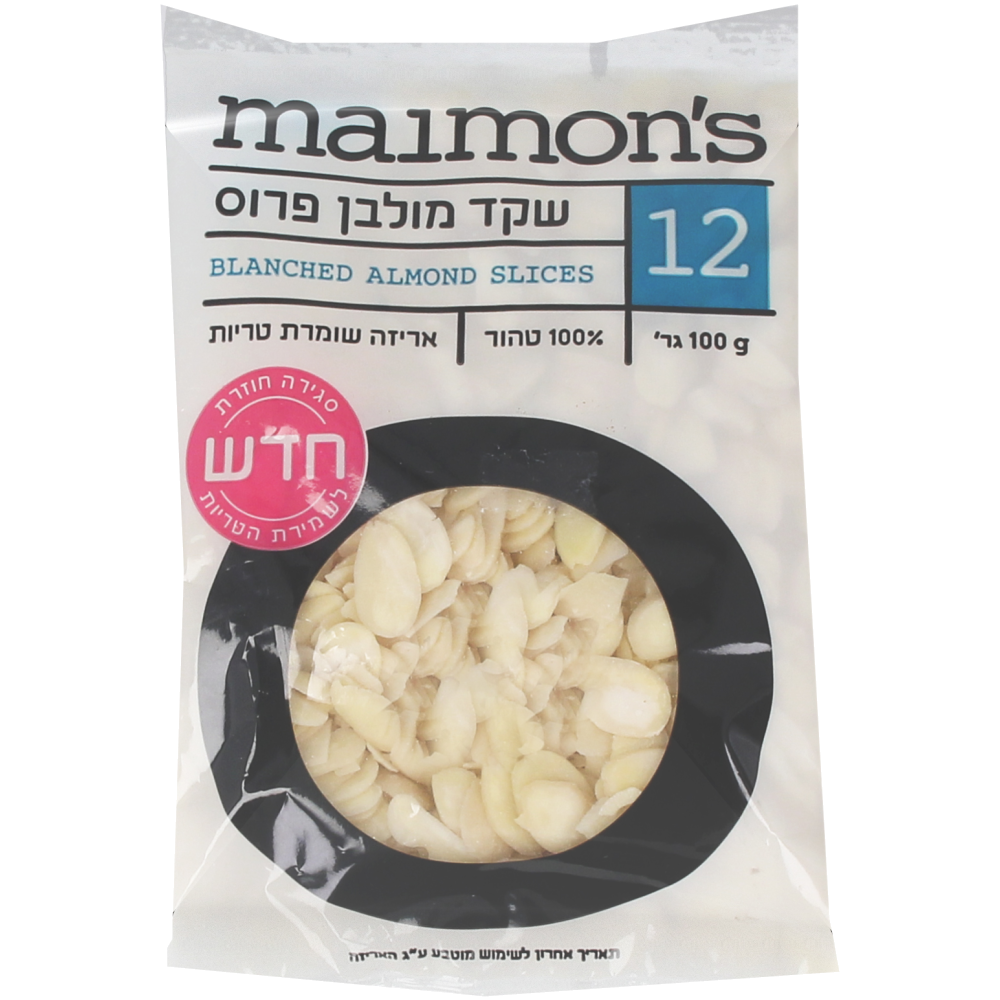 מיימונס שקד מולבן פרוס