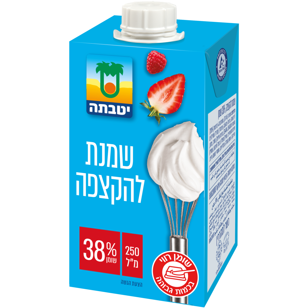שמנת להקצפה 38% -יטבתה