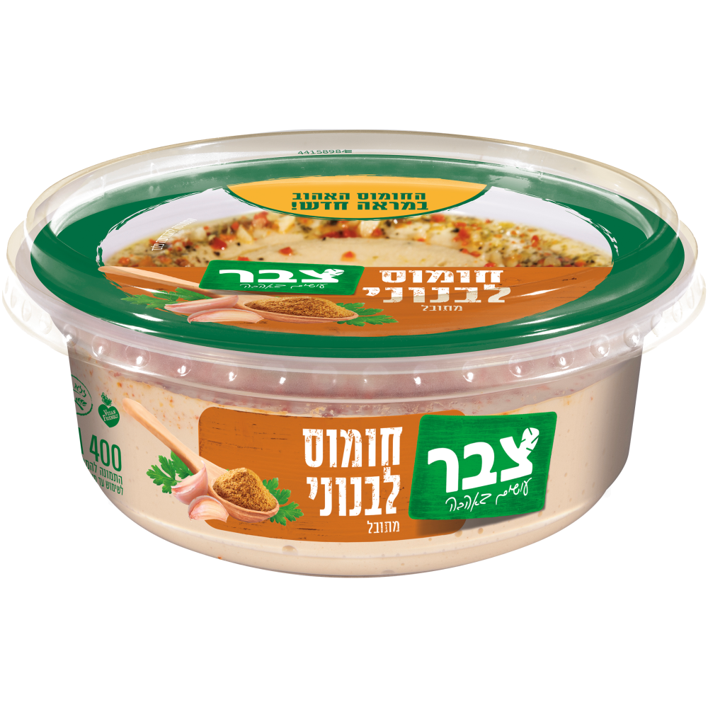 חומוס לבנוני 400ג צבר