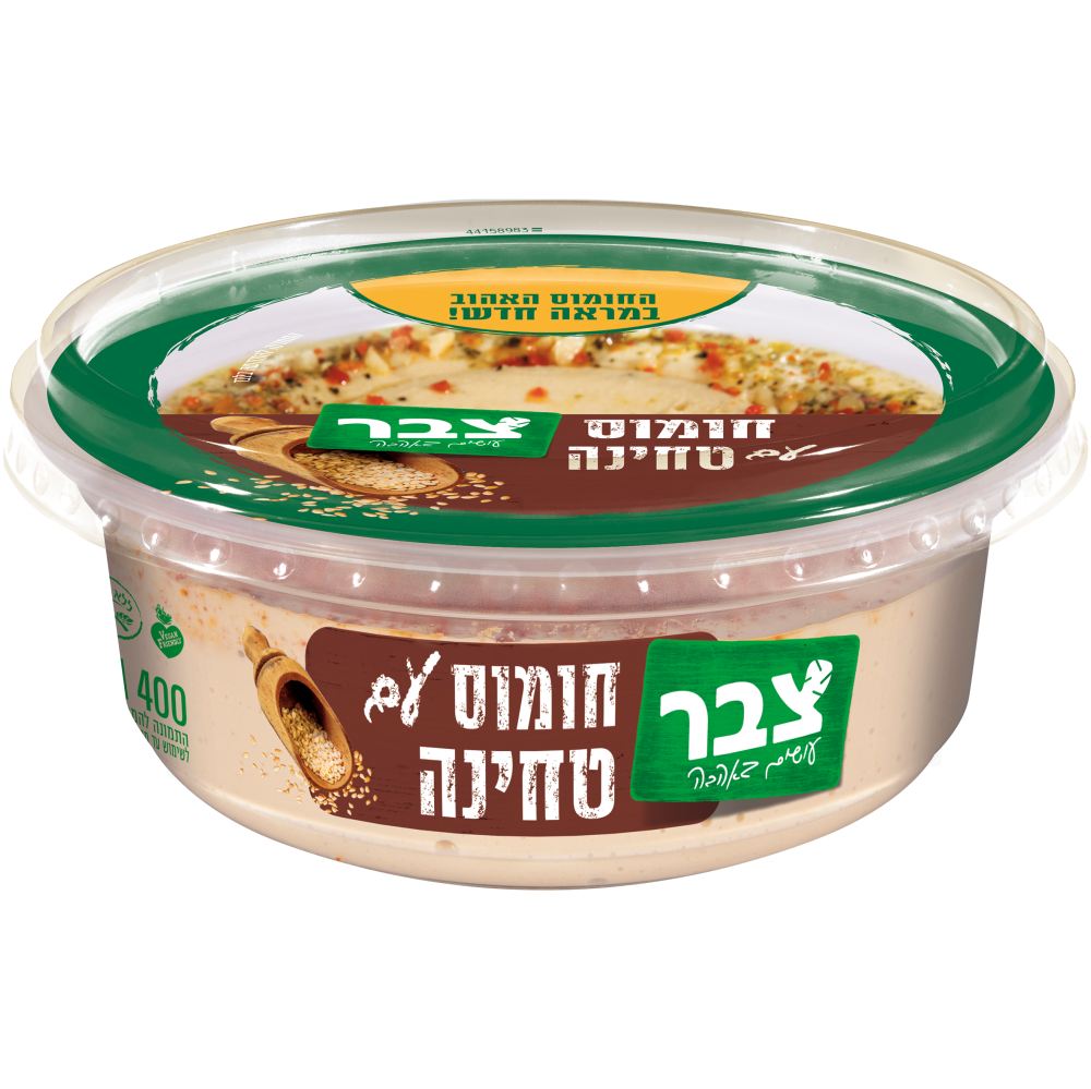 חומוס טחינה 400ג צבר
