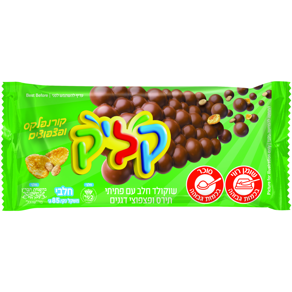 קליק טבלה קורנפלקס  85ג