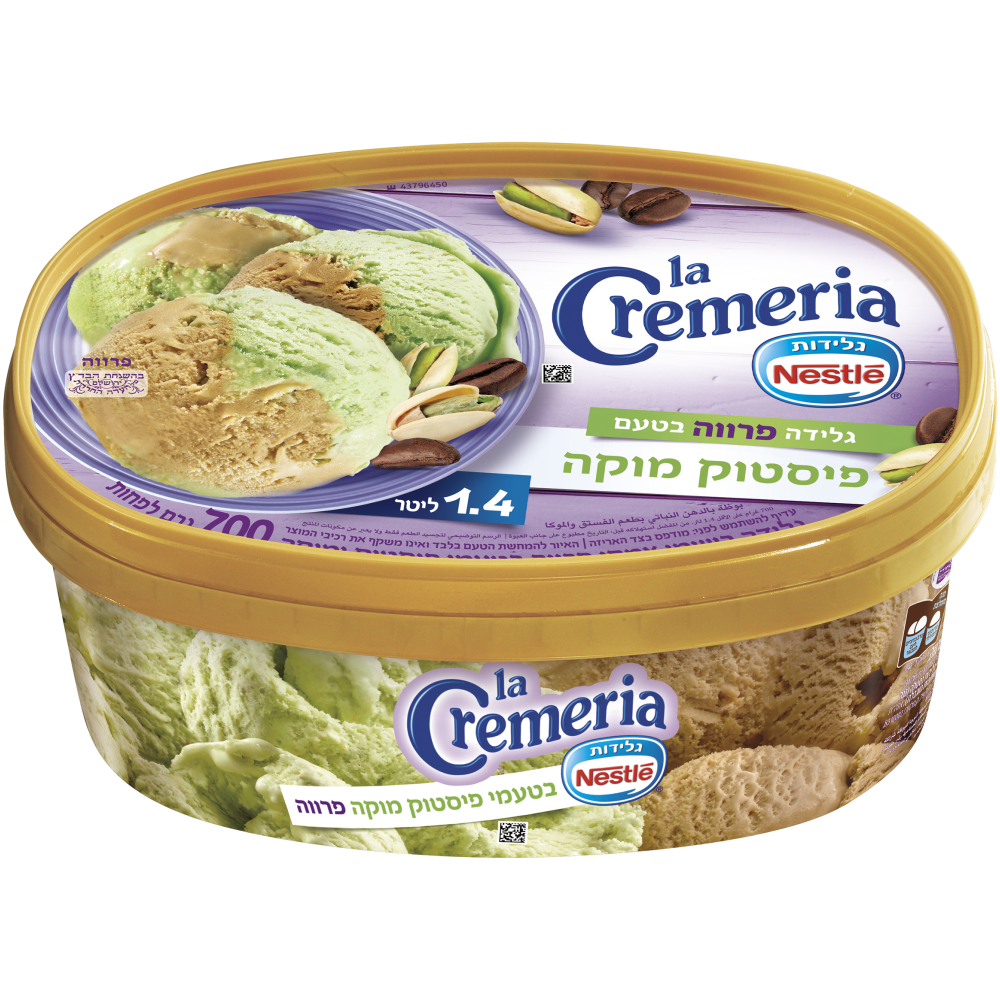 גליגה משפחתית קרמריה בטעם פיסטוק מוקה