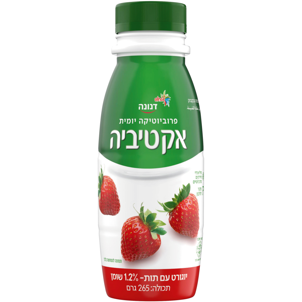 אקטיביה פרוביוטיקה יומית תות