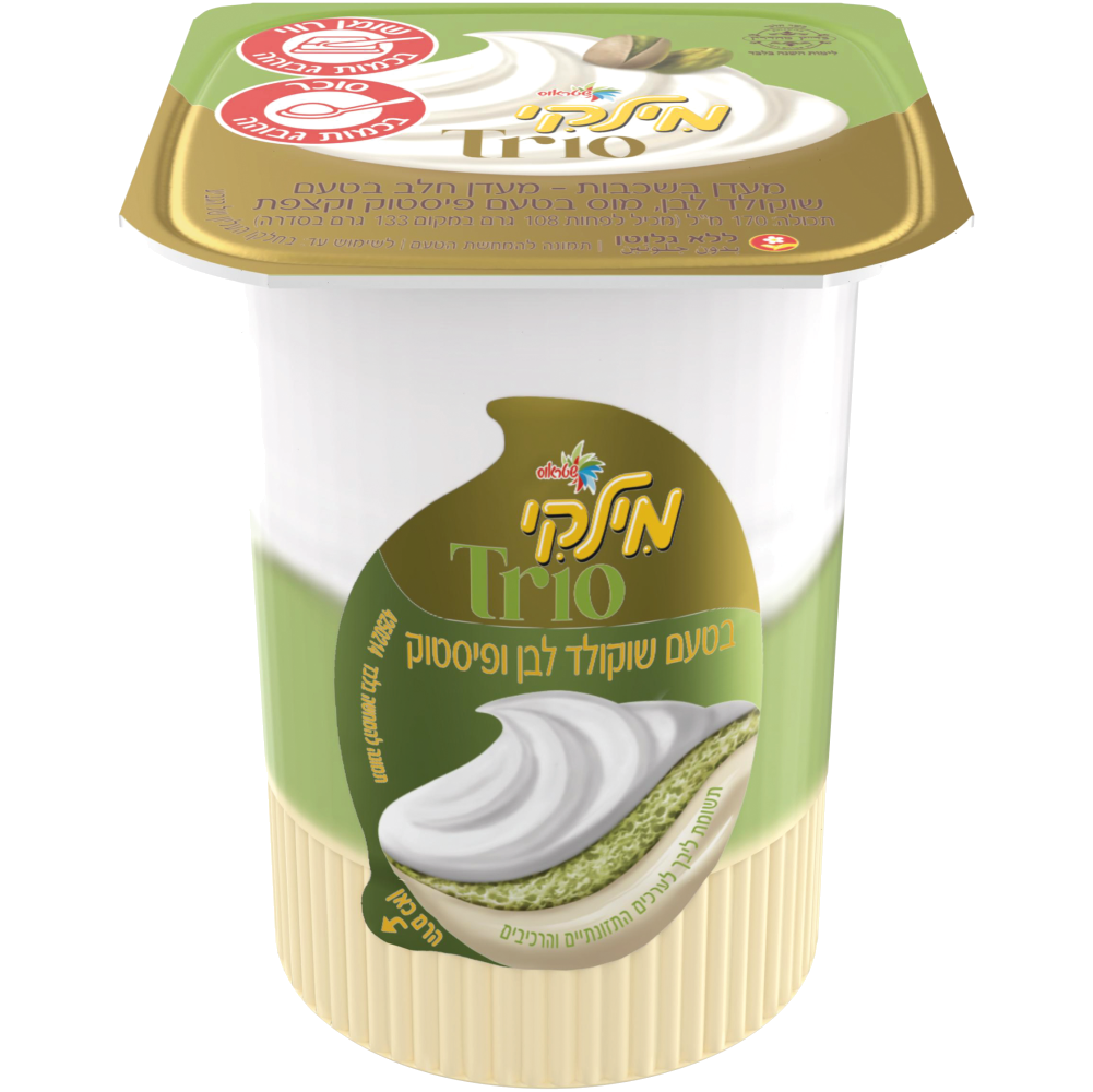 מילקי שכבות טריו פיסטוק