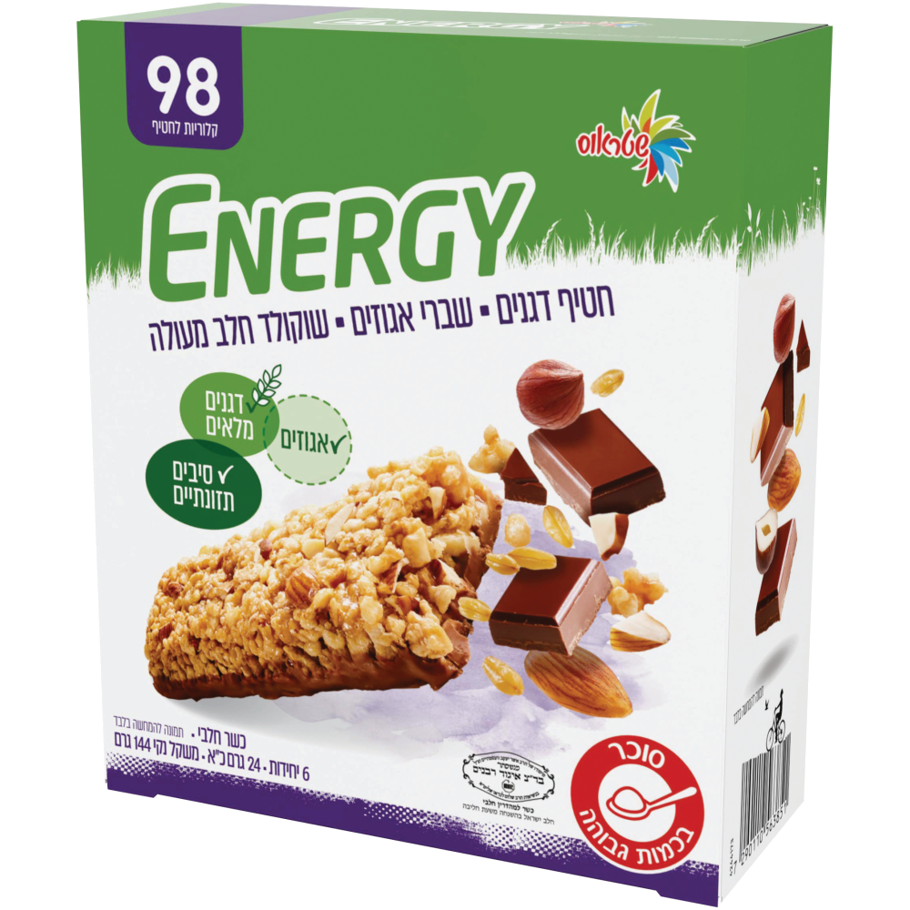 מאגדת אנרג'י חטיף דגנים