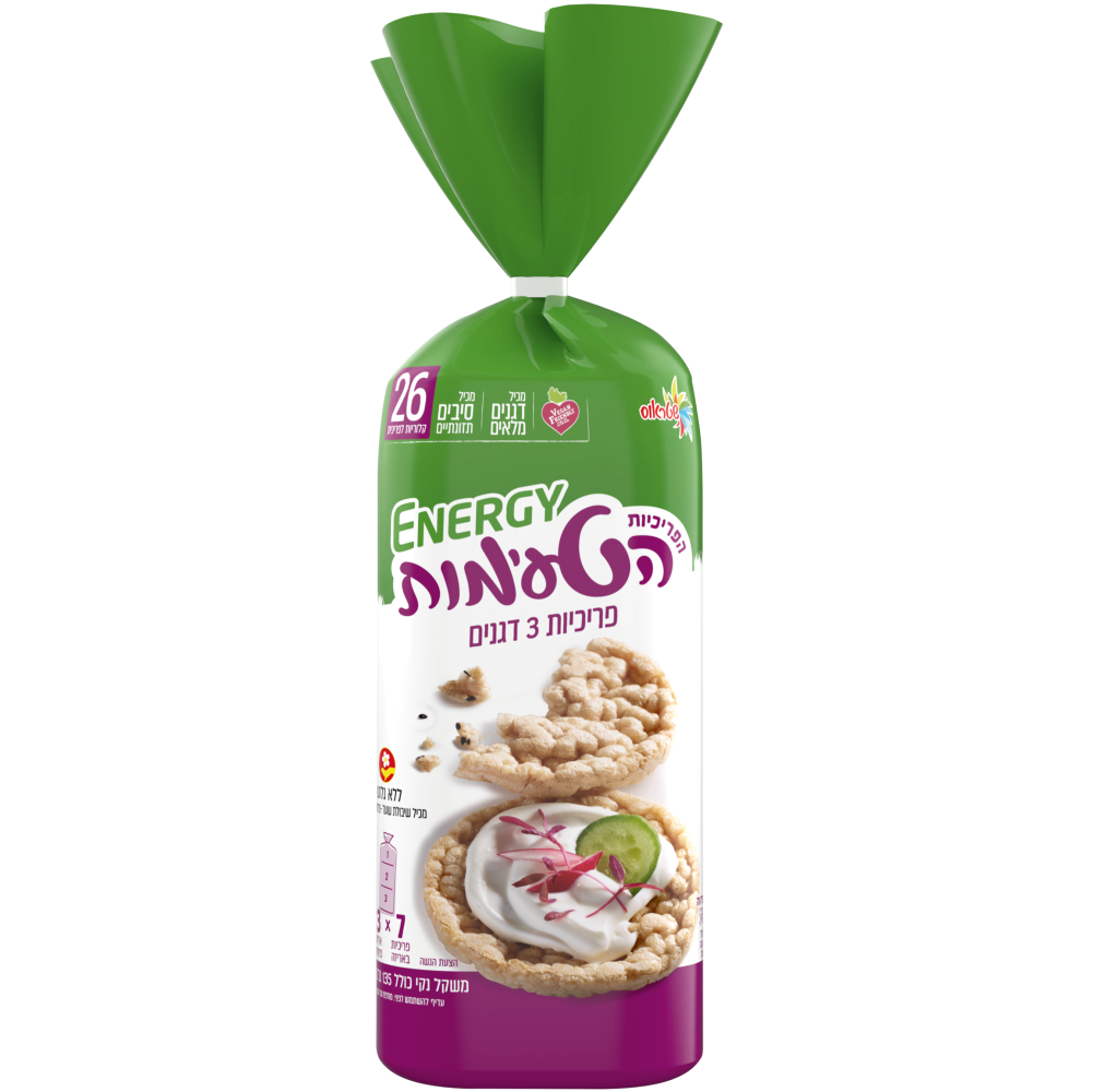הפרכיות הטעימות 3 דגנים
