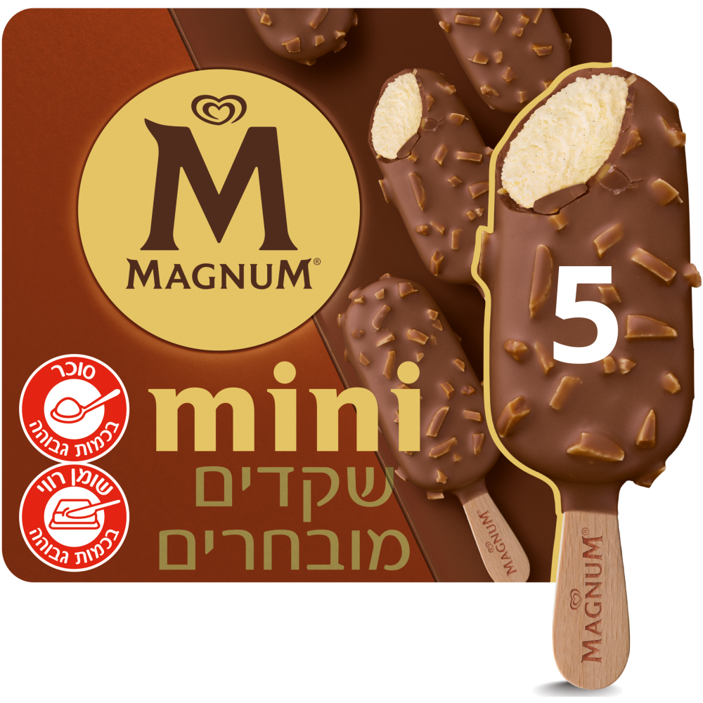 מארז מיני מגנום שקדים