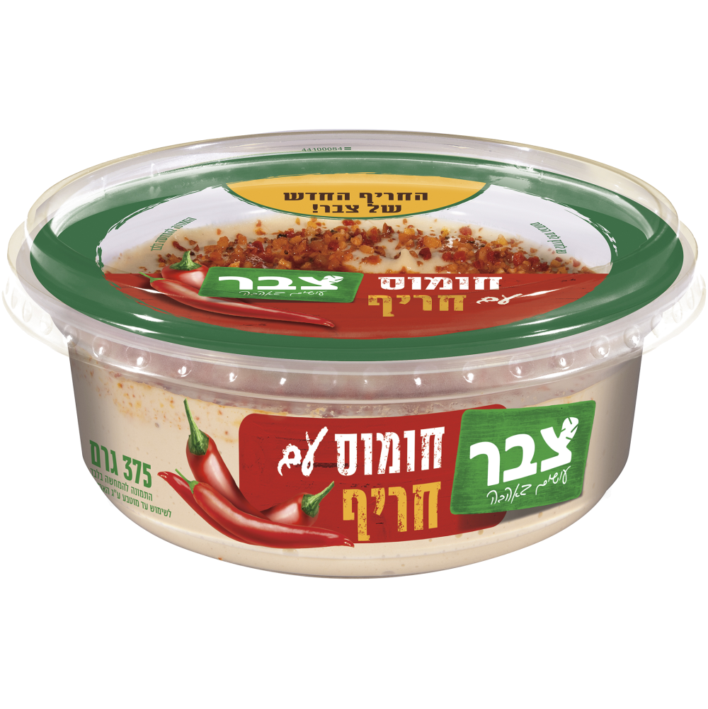 חומוס חריף 375ג צבר