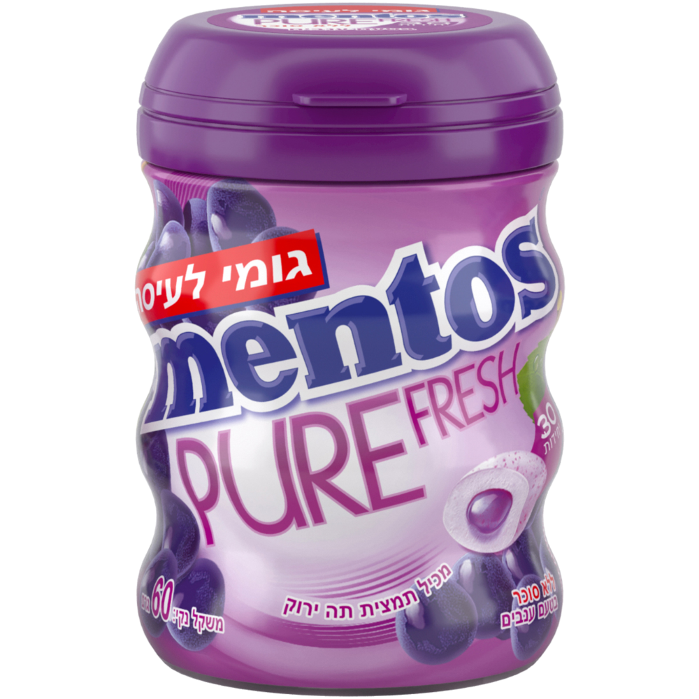 מסטיק מנטוס פיור ענבים